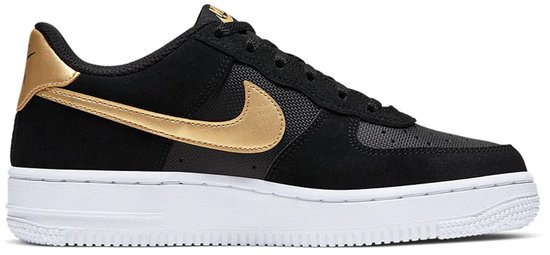 air force 1 ultra flyknit low black metallic gold