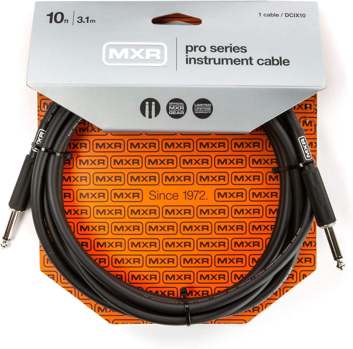MXR DCIX10 Instrument Cable – 3 meter, Recht naar Recht