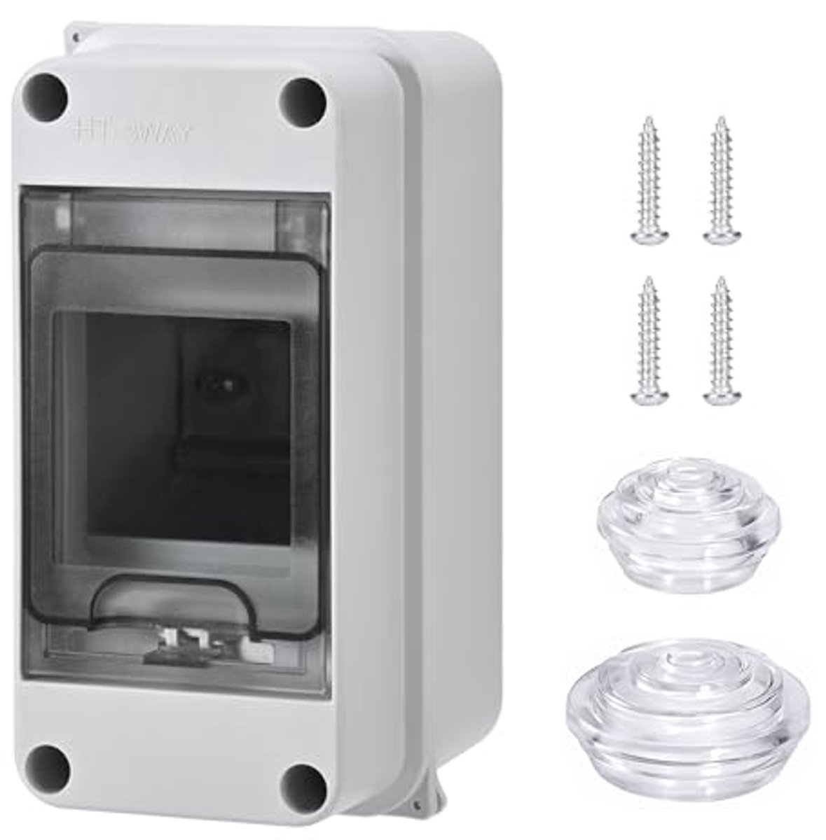 3-module Waterdichte Opbouwzekeringkast IP65 voor Buiten en Tuin