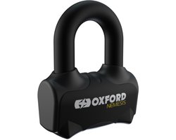 Beugelslot Oxford voor Motor of Scooter – ART 4 Gekeurd Motorslot - Schijfremslot - Zwart - 16mm beugel - ART-4 MBT 4075 keuring voor de verzekering