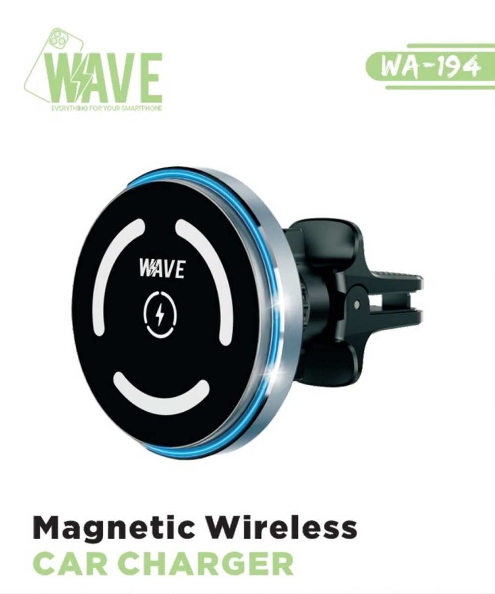 Wave | Magsafe Autohouder | Telefoonhouder | Auto Magsafe | Ventilatie Houder | GSM Houder | Telefoonhouders Auto | Voor iPhone & Google Pixel