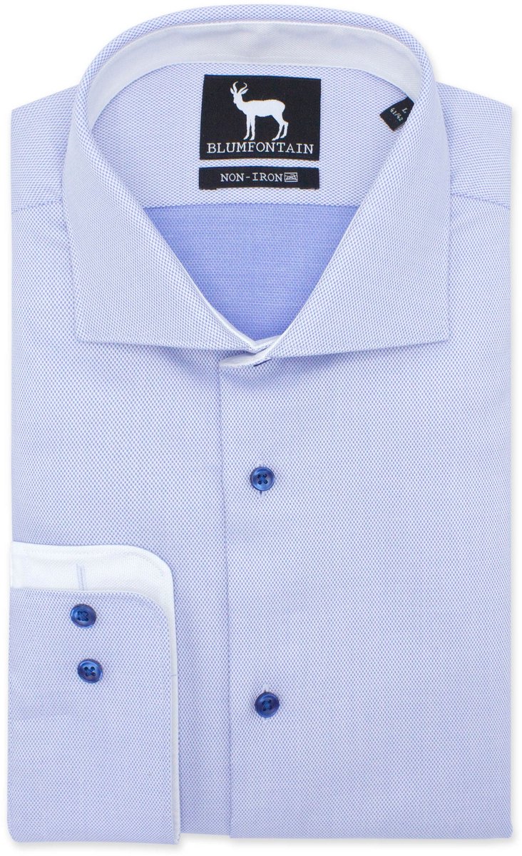 gents - Katoen - Lichtblauw - Maat 3XL/3XL 47/48