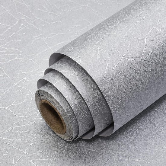 Wallways Zelfklevend Behang - Muurdecoratie - Waterbestendig en Hittebestendig - 60 cm x 10 m - Grey Frost