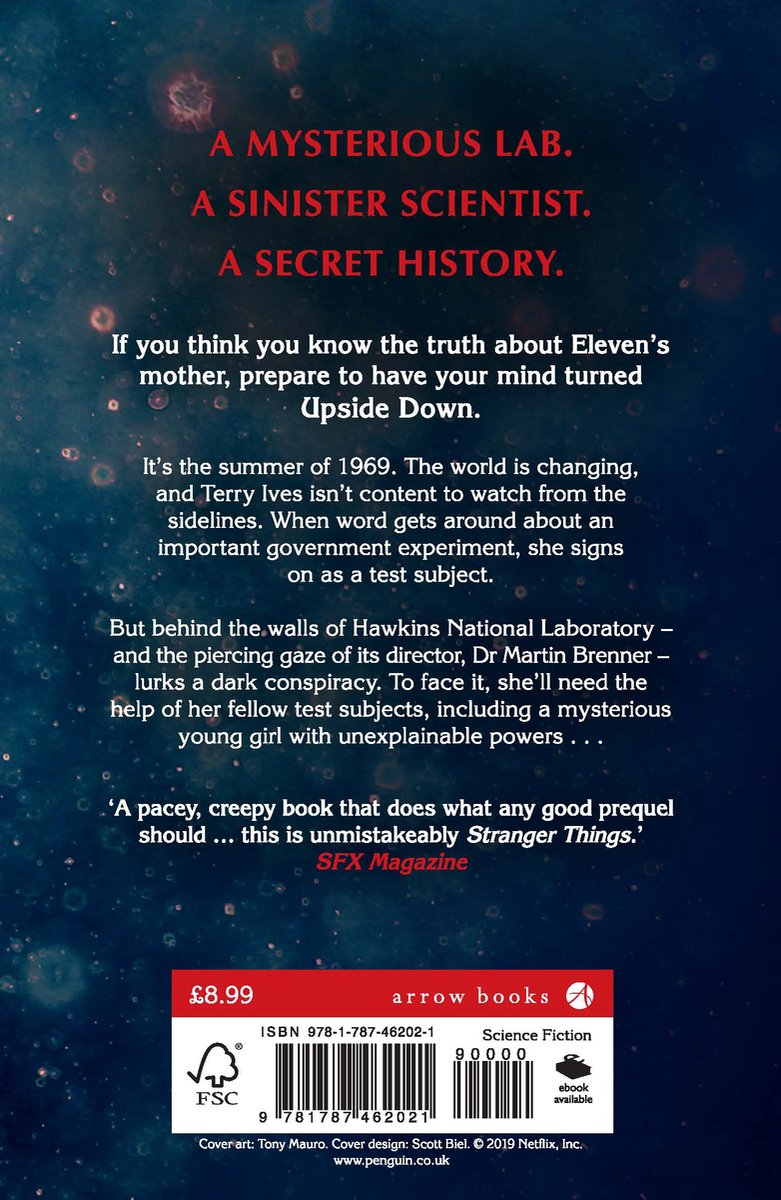 Stranger Things Suspicious Minds - back cover