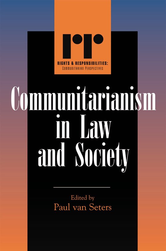 Communitarianism in Law and Society - cover