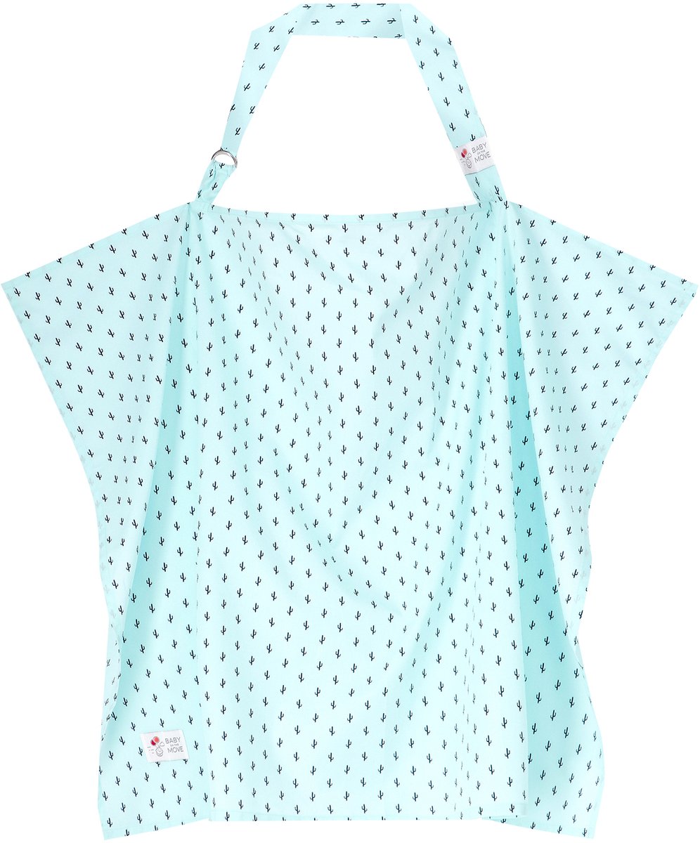 Owego - Nursing Cocoon - Borstvoedingsdoek - 100% Ademend & duurzaam Pima katoen - Hypoallergeen - Transportzakje & Waszakje inclusief - Groovy Cactus
