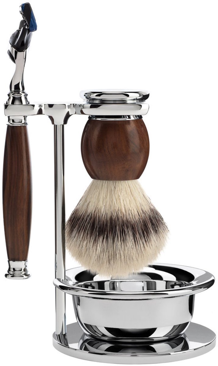 MÜHLE -Scheerset 4-delig Sophist - Ironwood Fusion