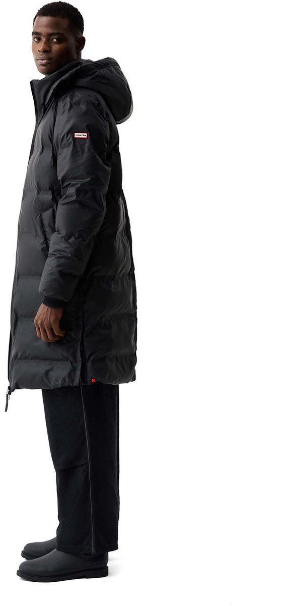 Hunter Men’s Bretton Sonic Welded PU Puffer Coat Hunter Zwart