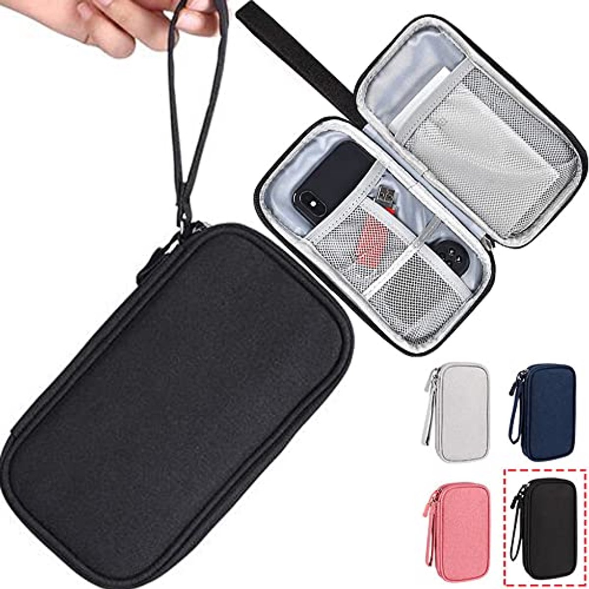 Waterdichte Elektronische Organizer Case voor Reisaccessoires en Kabels