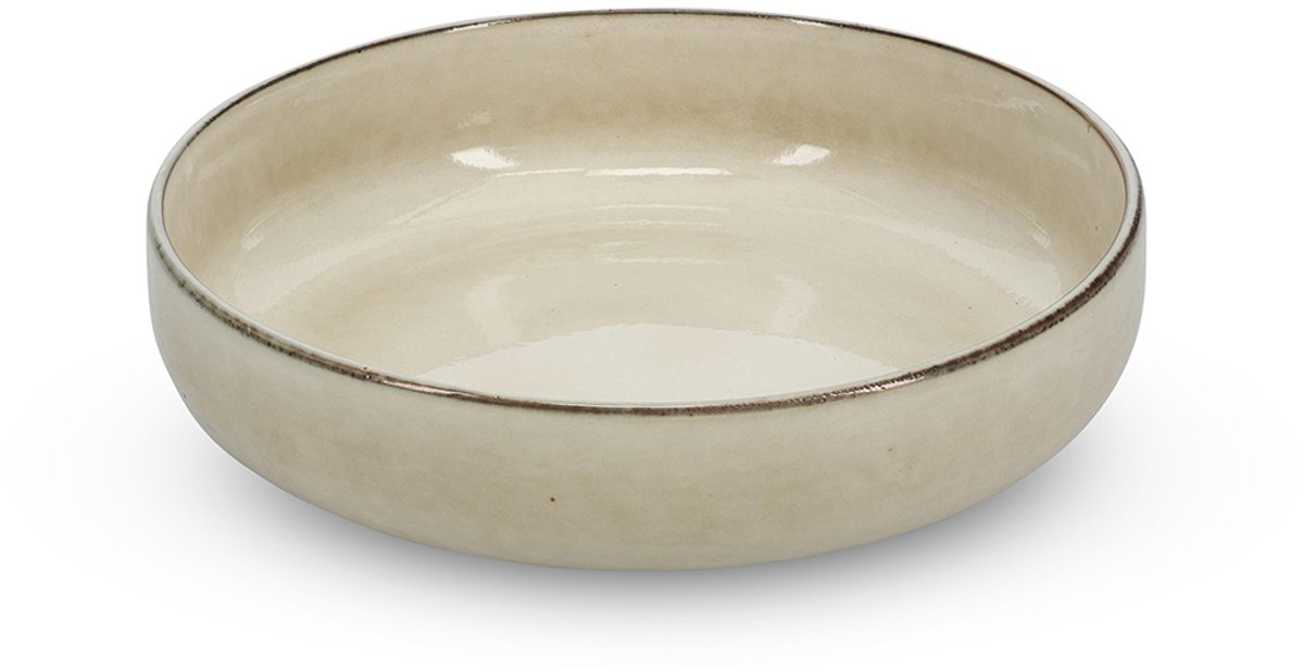 Salt & Pepper Diep bord Pastabord 22,5xH6cm Meridian Ivoor (set van 2 stuks)