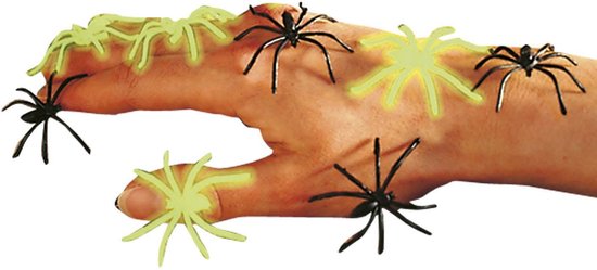 WIDMANN - Zwarte en fosforescerende spinnen