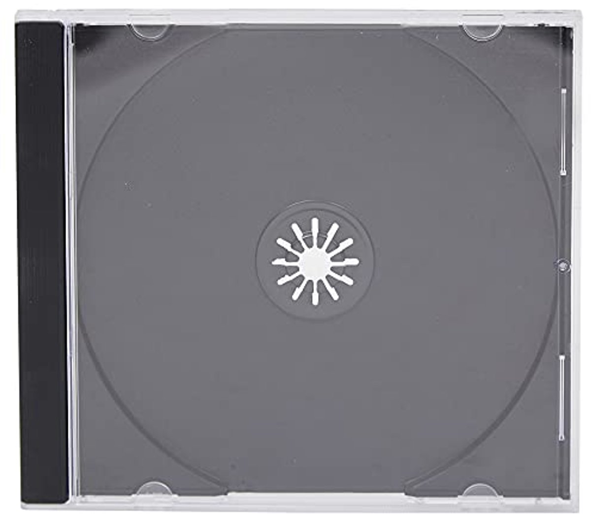 Image of 25 CD-behuizing enkel standaard zwart 10 mm - ideale oplossing voor het opbergen van je muziek