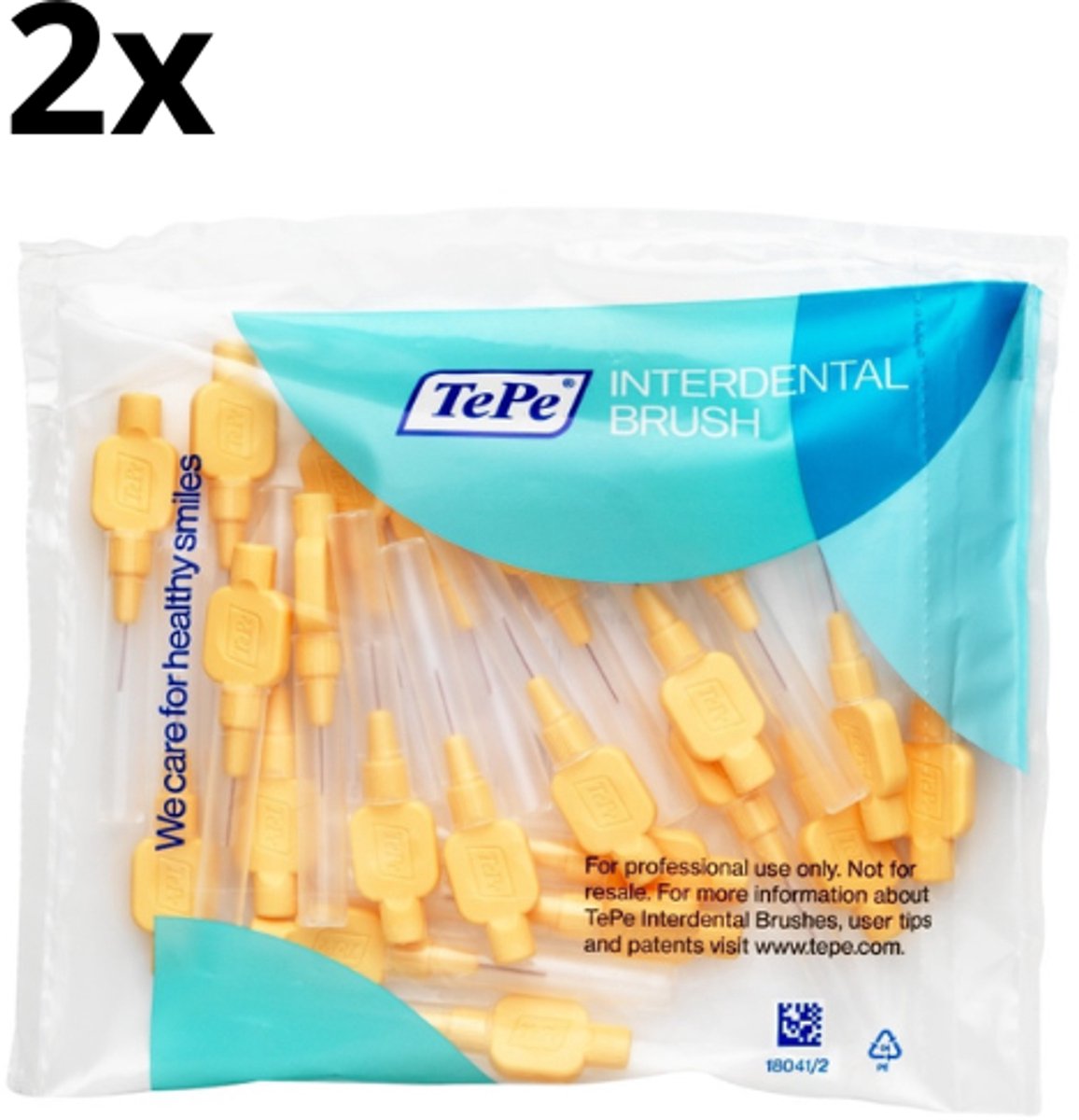 TePe Ragers EXTRA SOFT - Lichtoranje - 2 x 25 stuks - Voordeelverpakking