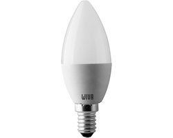LED kaarslamp daglicht (6000K) E14 4W
