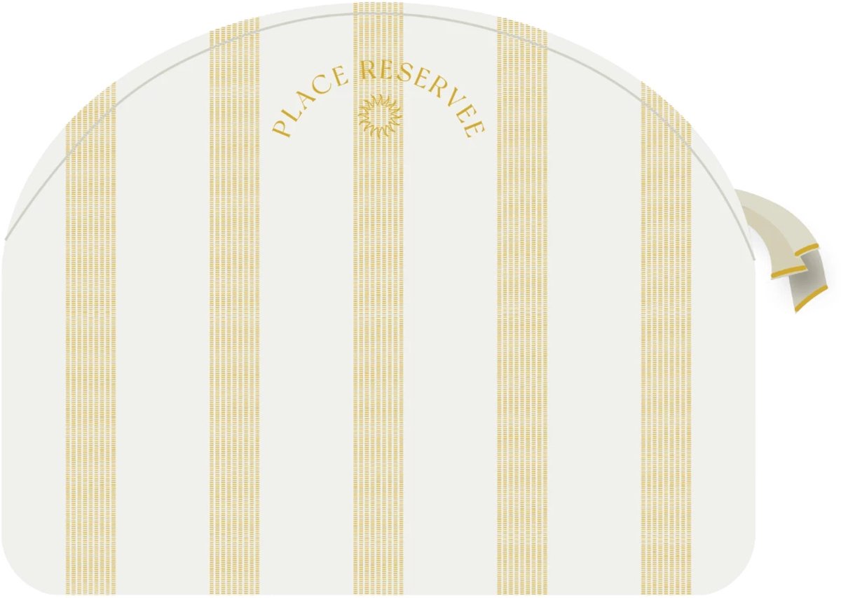Place Réservée Holiday toilettas 28.5x23.5cm gold