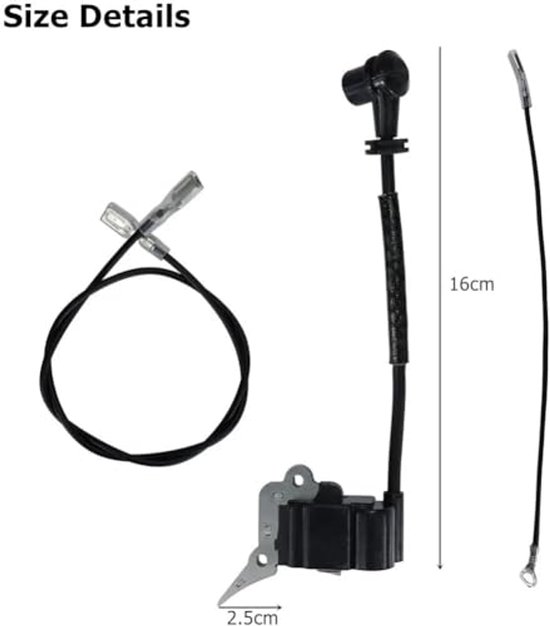 Bougiemodule, bobine-accessoirespoel voor 2500 25CC kettingzaag, bobinemodule, kettingzaagmotor, reserve-accessoires, professionele reserveonderdelen voor tuingereedschap — afbeelding 5