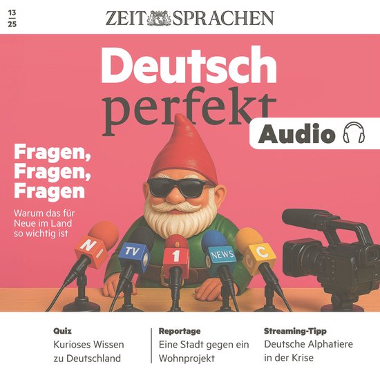Deutsch lernen Audio – Fragen, Fragen, Fragen - cover