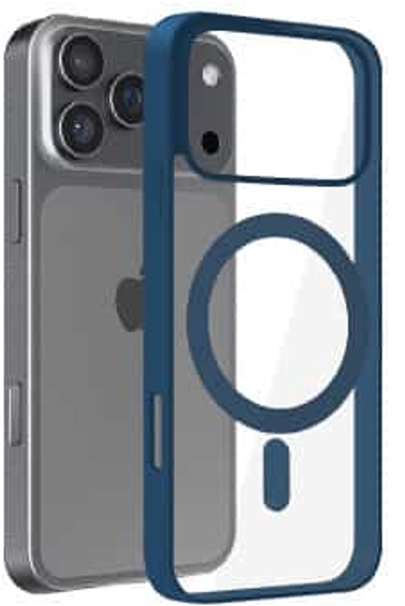 Zanaé – Backcover – iPhone 17 Pro Max – hoesje – MagSafe – Blauw