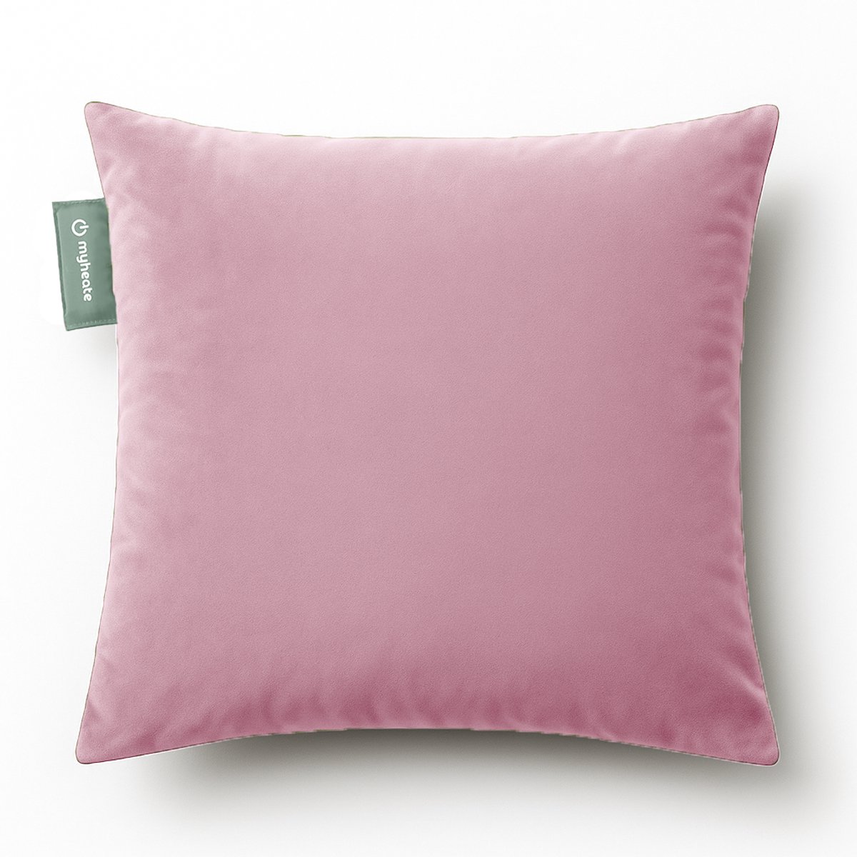 Myheate Warmtekussen Fluweel - Warmtekussen Oplaadbaar - Elektrisch - Draadloos - USB Oplaadbaar - Infrarood - Incl. Powerbank - Voor Binnen en Buiten - Fluweel / Roze - 45x45cm
