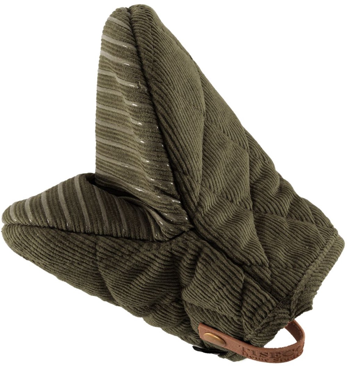 Tiseco Velmar Gripper - Ovenwant - Set van 2 - 14 x 18cm - Olijfgroen