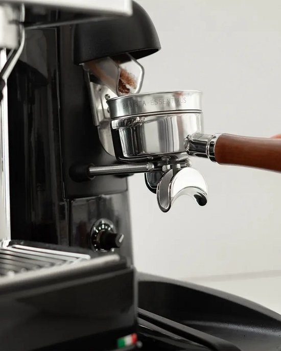 Professionele Koffie Doseerring in Hout met Magnetische Fit