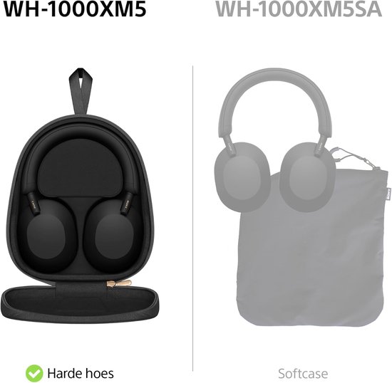 Sony WH-1000XM5 - Draadloze Koptelefoon met Noise Cancelling