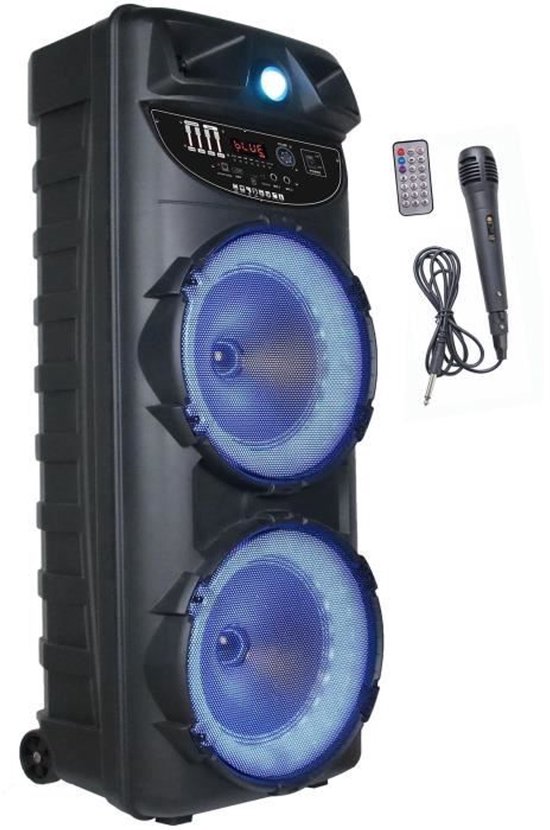 Karaoke-lichtluidspreker - INOVALLEY - MS02-XXL-N - Bluetooth 5.0 - 1000W — afbeelding 2