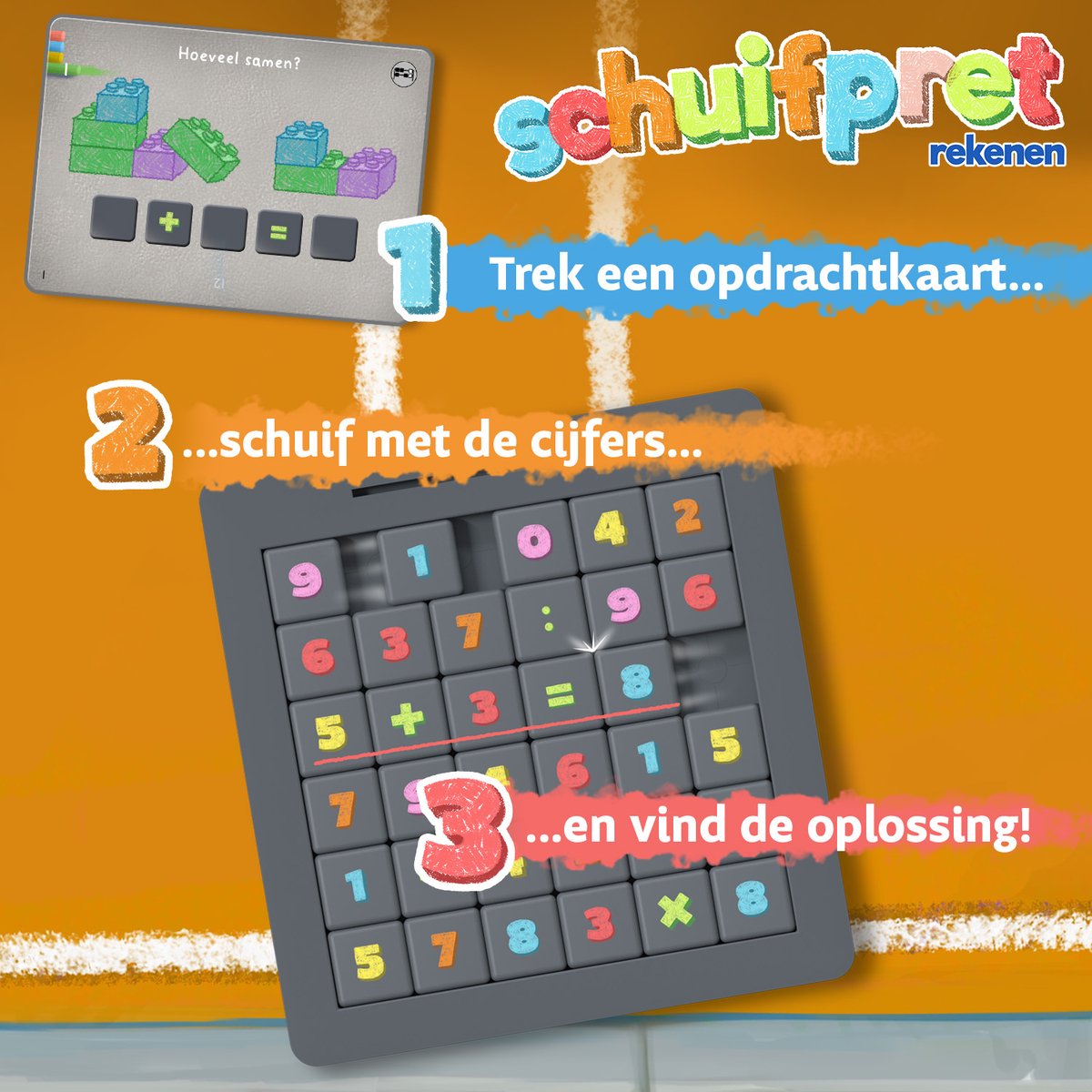 999 Games - Schuifpret Rekenen - Educatief Rekenspel - Kinderspel - Educatief Speelgoed - — afbeelding 4