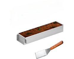 Taartdoos - 1 rechthoekige bakplaat, verstelbare mousse cakevorm met afneembare zijpanelen voor het bereiden van cake, brood, tiramisu (30 cm)