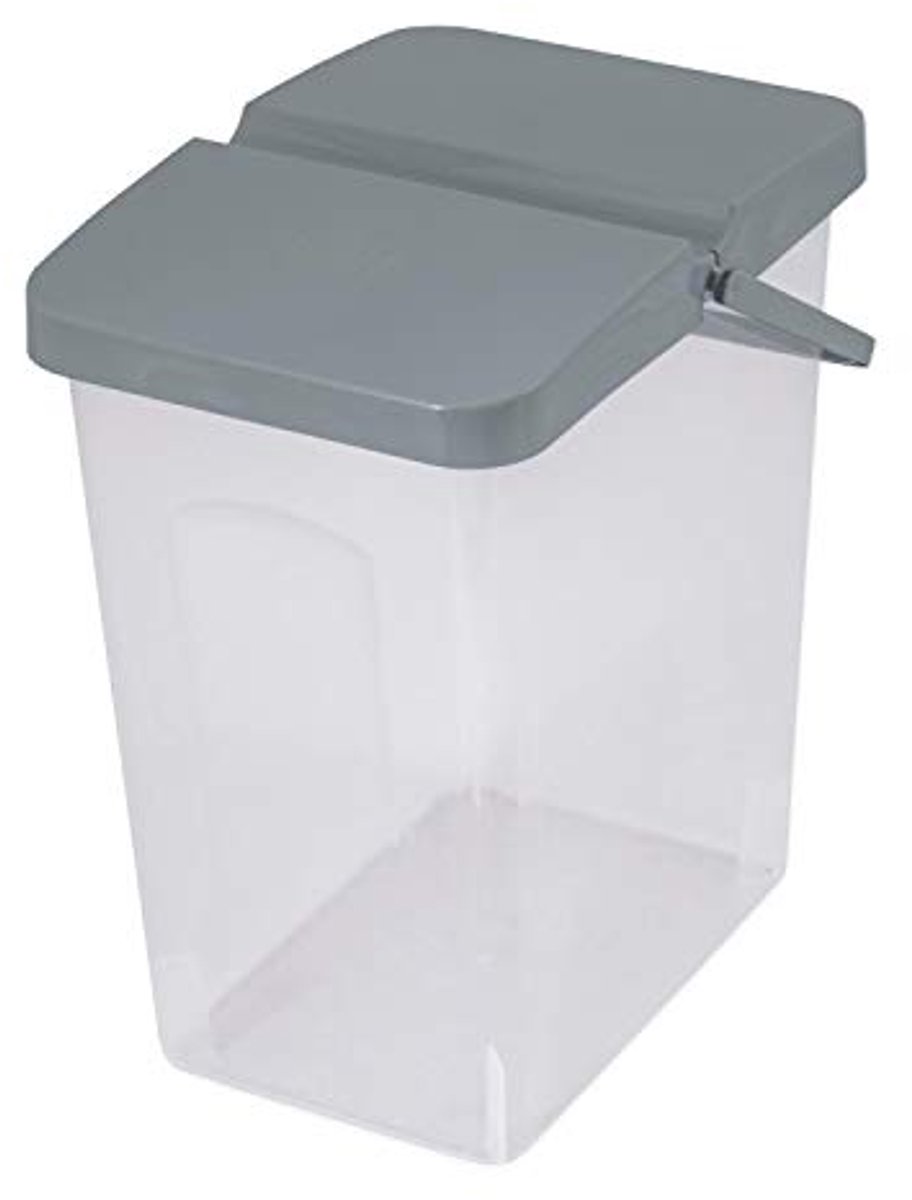 Image of 10l container waspoeder opbergdoos met deksel voor badkamer en keuken