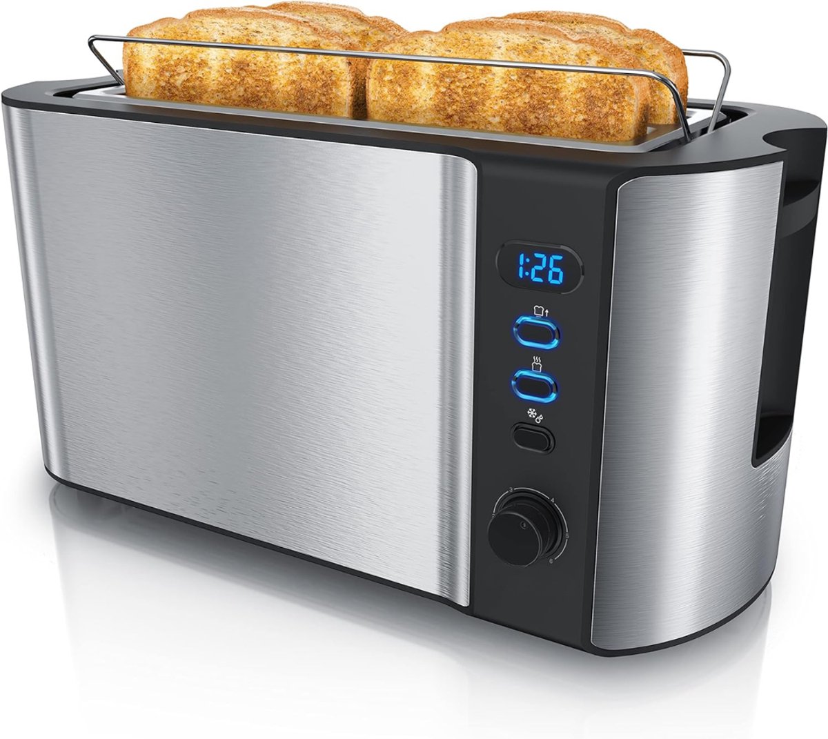 MMP® Tosti apparaat broodrooster - Tosti apparaat - Tosti broodrooster - Zilver - 19cm x 38cm x 19cm