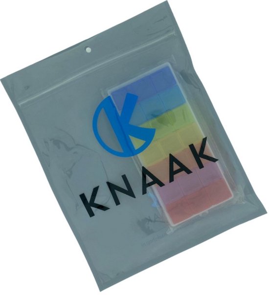 Pilulier Knaak Plastique 7 Jours X 3 Compartiments
