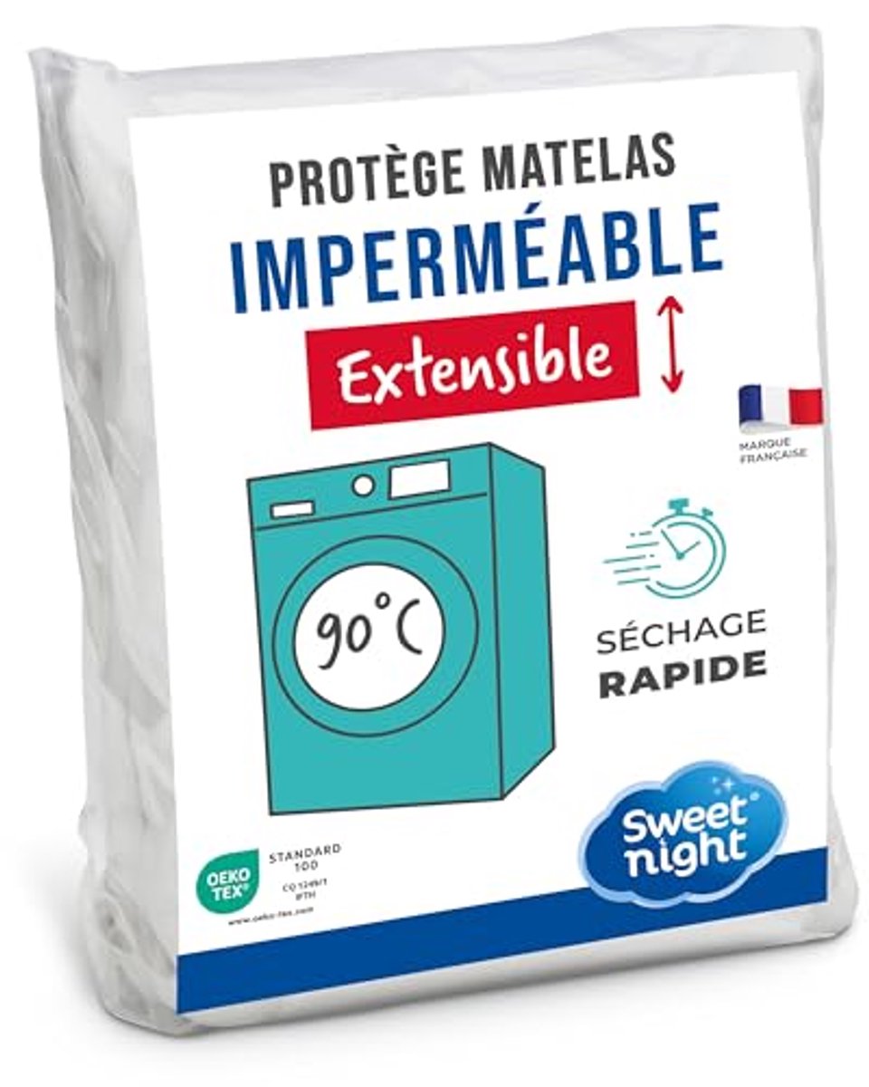 Matrasbeschermer 2 x 70 x 200 cm - Waterdicht, Ademend en Stil - Geschikt voor Matrassen tot 27 cm - Machinewasbaar tot 90 °C