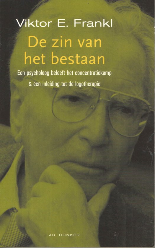 Cover van het boek 'De zin van het bestaan' van Viktor E. Frankl