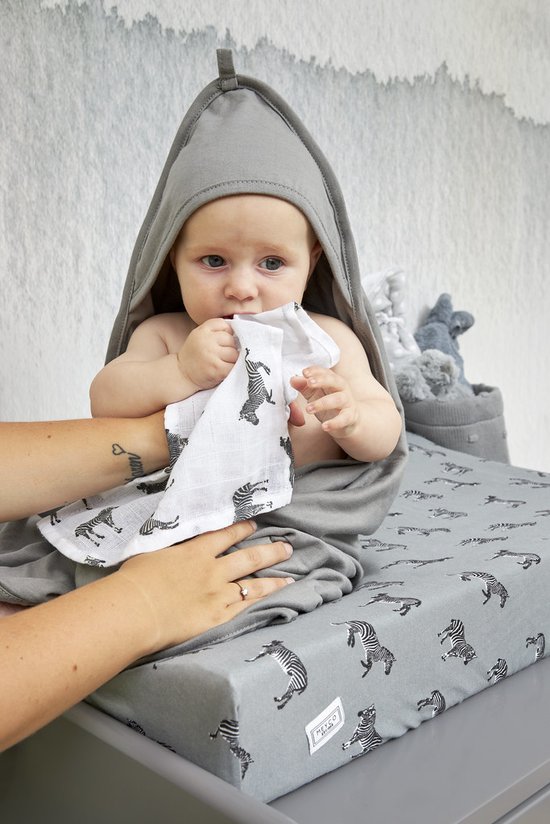 Meyco Baby Zebra Animal kruikenzak - grey — afbeelding 3