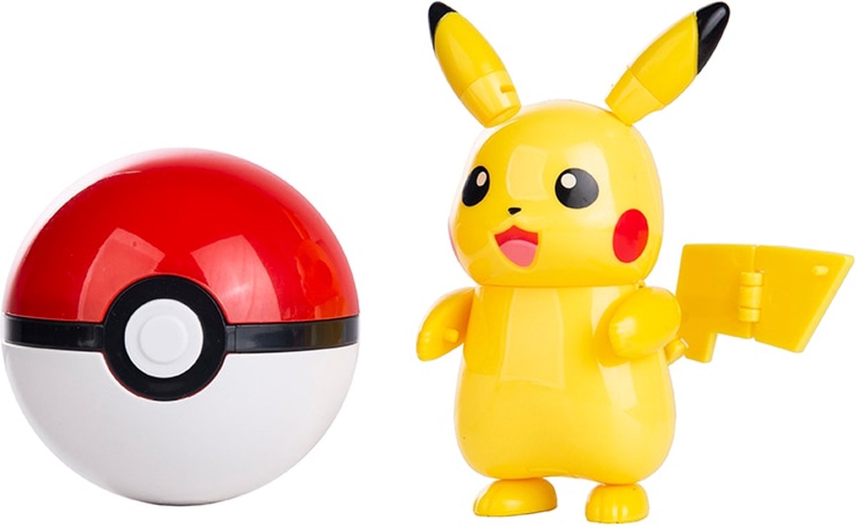 6 Pièces Pokemon Elfe Boule Déformation Jouet Modèle Pikachu Jenny