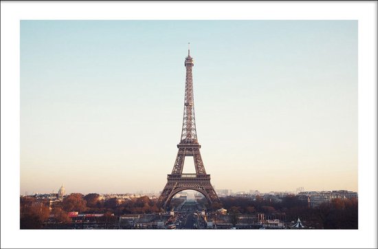 Walljar - Parijs - Eiffeltoren - Muurdecoratie - Poster