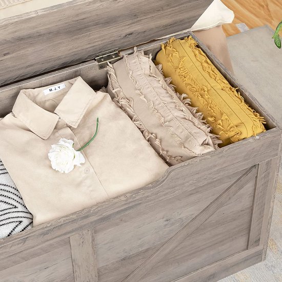 SONGMICS Zitbank, Kist Met Deksel, Gevoerde Zitting, Zitkist Met Opbergruimte, Met Wielen Veiligheidsscharnier Voor Hal Slaapkamer Woonkamer Platen Met Gaten Matzwart Lsb901b01 Trashed SONGMICS Zitbank, Kist Met Deksel, Gevoerde Zitting, Zitkist Met Opbergruimte, Met Wielen Veiligheidsscharnier Voor Hal Slaapkamer Woonkamer Platen Met Gaten Matzwart Lsb901b01 Trashed