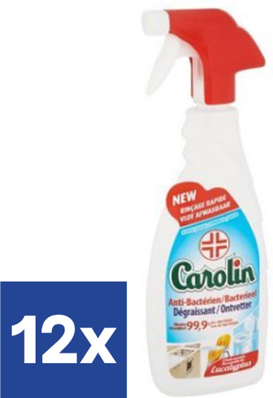 Spray anti bactérien 650 ml - CAROLIN