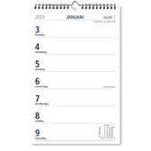 Castelli weekkalender 2023 - ringband - klein A5 formaat - neutraal