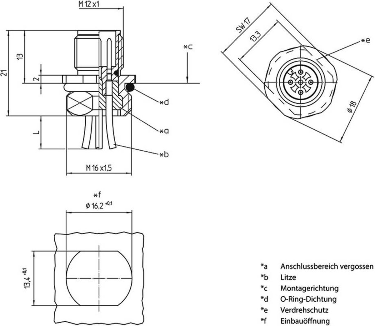 Lutronic 1239 Sensor/actuator steekconnector M12 Aantal polen: 8 Stekker, inbouw 0.50 m 1 stuk(s)
