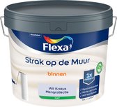 Flexa Strak op de Muur Muurverf - Mat - Mengkleur - Wit Krokus - 10 liter