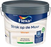 Flexa Strak op de Muur Muurverf - Mat - Mengkleur - Wit Bubbels - 10 liter