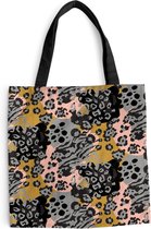 Sac Bandoulière - Sac De Plage - Motifs Shopper - Animaux - Imprimé Panthère - 45x45 cm - Sac Coton