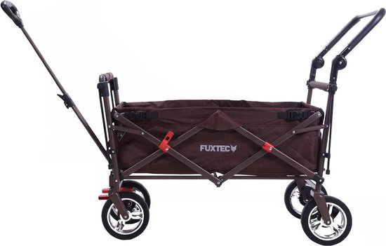 FUXTEC Bolderkar CT-700 - opvouwbaar - bruin van FUXTEC — afbeelding 5