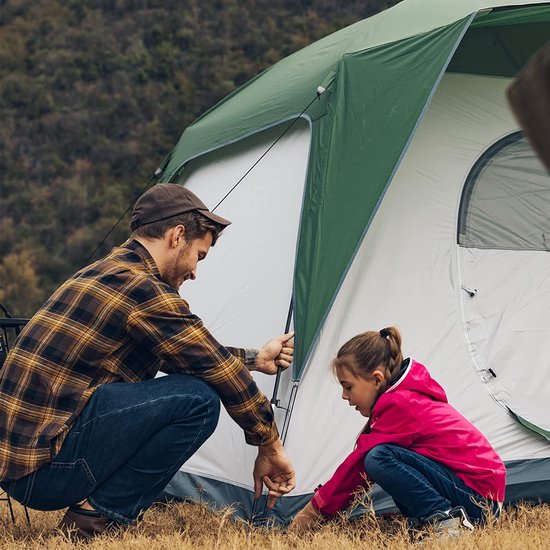 Tente de camping professionnelle - Tente de camping - 6 personnes - Pop UP  - Famille -... | bol.com