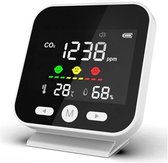 Looki Slimme Co2 Meter met app – Thermometer – Draagbare draadloze Melder  – Thermometer / Luchtkwaliteitsmeter
