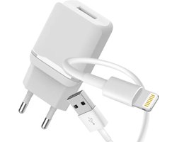 Phreeze 12W USB Power Adapter - Geschikt voor oudere iPhone - Oplader met Kabel 1 Meter