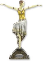 Sculpture en bronze - Danseuse - sculpture - 69,3 cm de haut