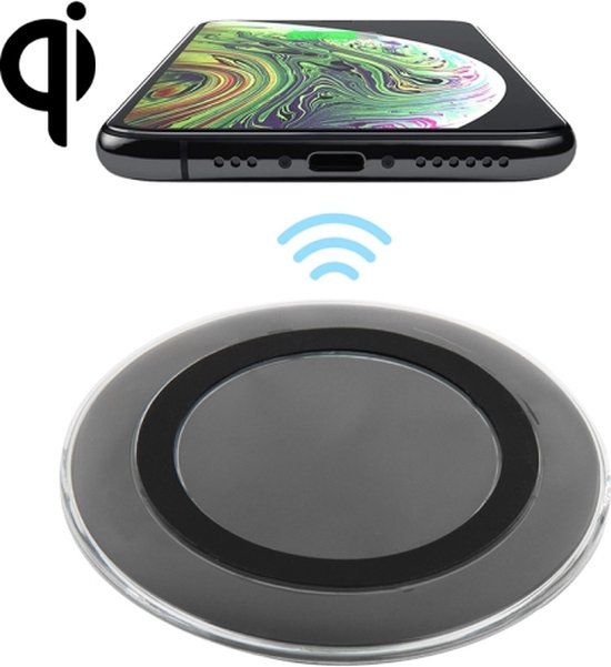 Occlusie Smederij Ongehoorzaamheid A1 Qi standaard draadloos oplaadpad, voor iPhone 8/8 Plus / X en Samsung /  Nokia / HTC... | bol.com